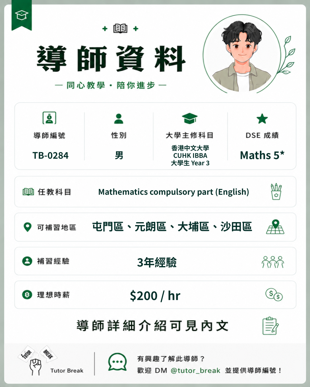TB-0284 已核准導師圖卡