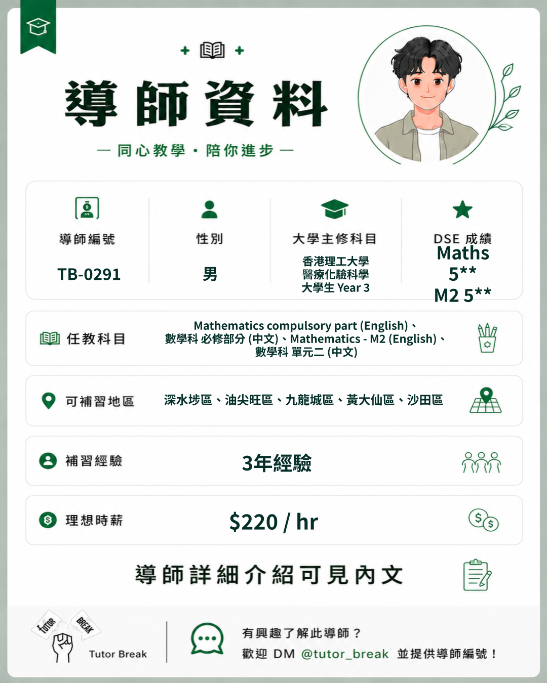 TB-0291 已核准導師圖卡